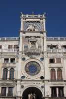 St Mark clock tower in Venice