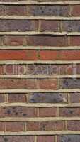 Red brick wall background - vertical