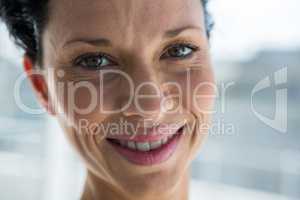 Portrait of smiling dancer