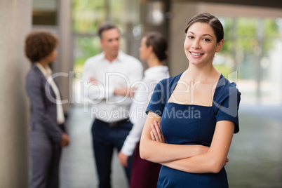 Portrait of confident and beautiful business executive