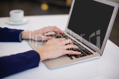 Businesswoman using laptop Businesswoman using laptop