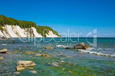 An der Küste der Ostsee auf der Insel Rügen