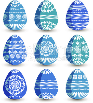 Vector Easter eggs