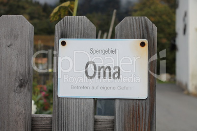 Sperrgebiet Oma