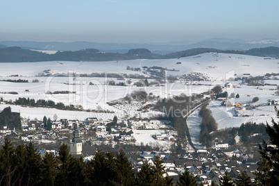 Landscape from a german city