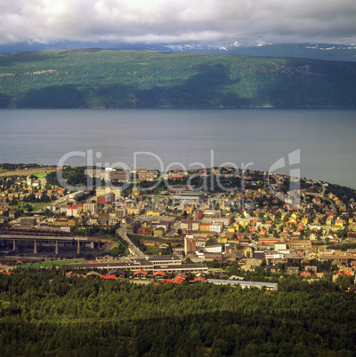 View of Narvik in Norway
