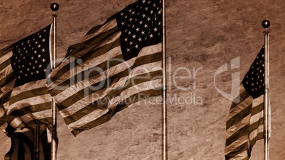 American Flags Or United States