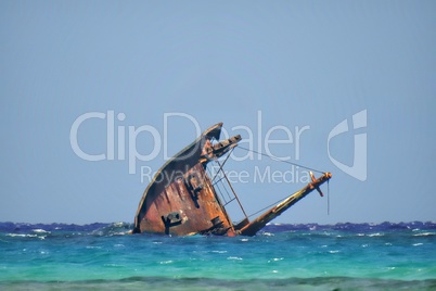 Boat Hull Of Shipwreck