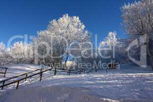 Winter auf dem Kreuzberg in der Rhön