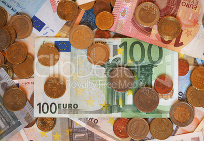 Euro (EUR) notes and coins, European Union (EU)