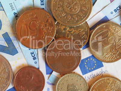 Euro (EUR) notes and coins, European Union (EU)