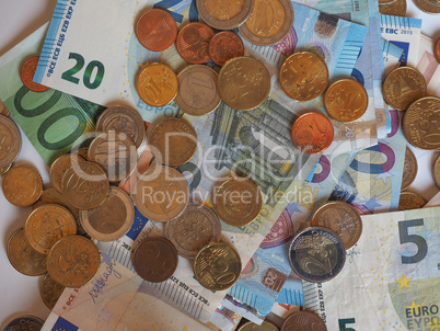 Euro (EUR) notes and coins, European Union (EU)