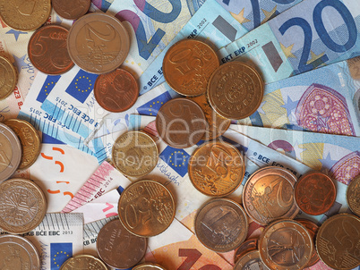 Euro (EUR) notes and coins, European Union (EU)