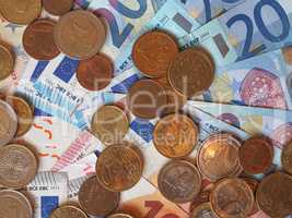 Euro (EUR) notes and coins, European Union (EU)