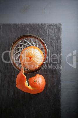 Peeled sweet orange