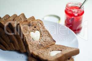 photo love delicious slice of bread
