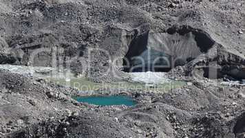 Glacier lakes on the Ngozumpa glacier