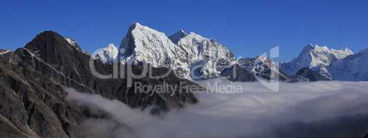 High mountains of the Himalayas, Gokyo Valley
