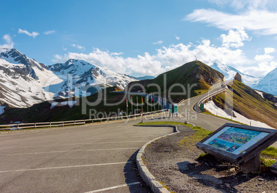 Scenic Grossglockner alpine road