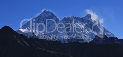 Highest mountain of the world, mount Everest