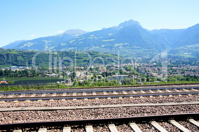 Dorf Tirol und Meran
