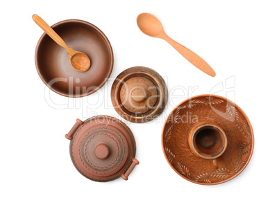 Pottery (pot, plate, cup)