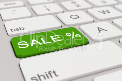 3d - keyboard - sale - green