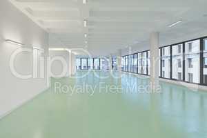 3d render - empty office building