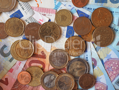 Euro (EUR) notes and coins, European Union (EU)