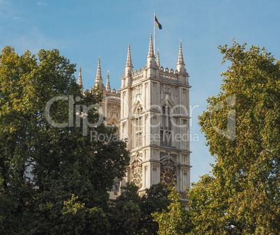 Westminster Abbey in London