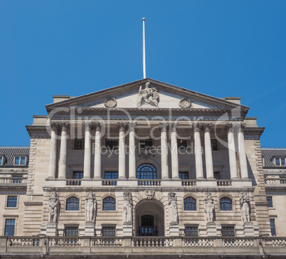 Bank of England in London