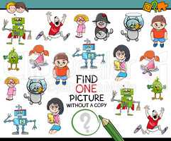 find single picture activity