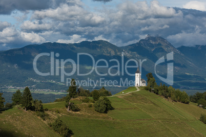 Church on the hill,  Jamnik, Slovenia