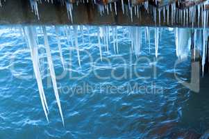 ice, winter, frost, ice, floe, cold, icicles