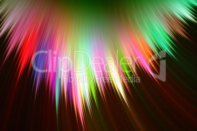 Fractal image: glowing colored stripes and lines.