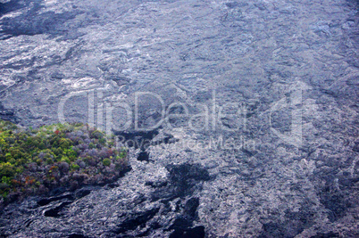 Erstarrte Lava auf Hawaii, USA