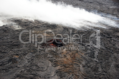 Erstarrte Lava auf Hawaii, USA