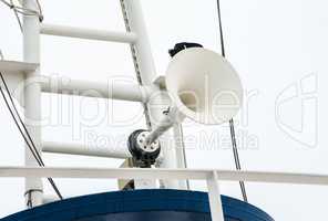 Megaphone on the roof of the ship