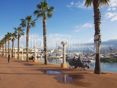 Promenade in the Marina of Alicante - Spain