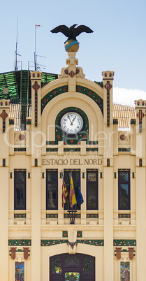 The North station Estacio del Nord in Valencia