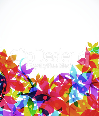 Vector Abstract flowers