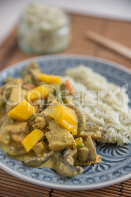 Curry mit Reis