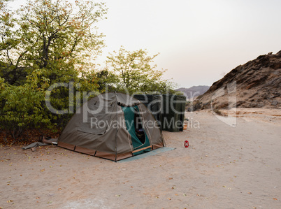 Etosha-Nationalpark Zelt Camp in Namibia Südafrika