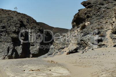 Etosha-Nationalpark Berg Landschaft in Namibia Südafrika