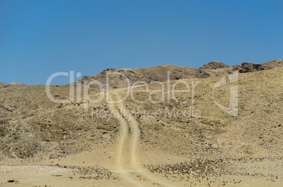 Etosha-Nationalpark Berg Landschaft in Namibia Südafrika