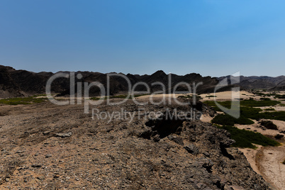 Etosha-Nationalpark Berg Landschaft in Namibia Südafrika