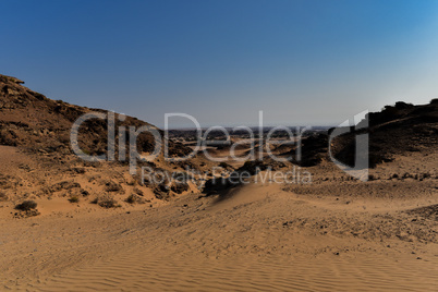 Etosha-Nationalpark Berg Landschaft in Namibia Südafrika