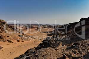 Etosha-Nationalpark Berg Landschaft in Namibia Südafrika