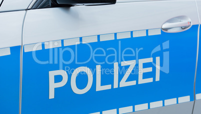 Police in police operations in City Hamburg