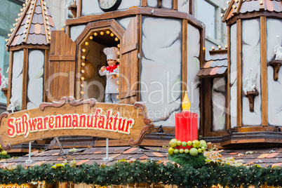 candy stand at the Hamburg Christmas Market